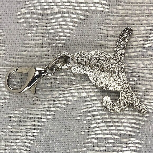 Arm & Hammer Chain Bracelet with A&H Cat & Kitty Krew Sitting White Cat Charms - Picture 8 of 11